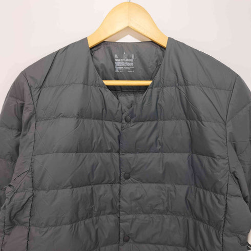 ムジルシリョウヒン 無印良品 23AW 軽量ダウンノーカラージャケット(帯電防止裏地) メンズ JPN:L