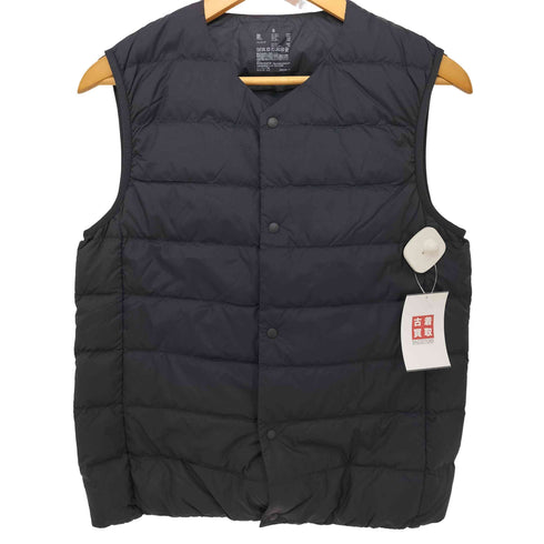 ムジルシリョウヒン 無印良品 23AW 軽量ダウンノーカラーベスト(帯電防止裏地) メンズ JPN:S