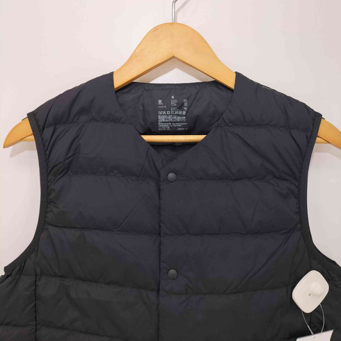 ムジルシリョウヒン 無印良品 23AW 軽量ダウンノーカラーベスト(帯電防止裏地) メンズ JPN:S