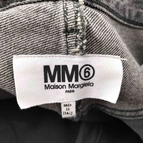 エムエムシックスメゾンマルジェラ MM6 Maison Margiela 19SS フロントボタンデザインデニムスカート レディース FR:36