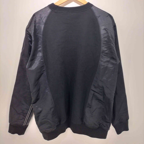 アディダス adidas 18SS コットン ナイロン 素材切替 再構築スウェット メンズ import:M