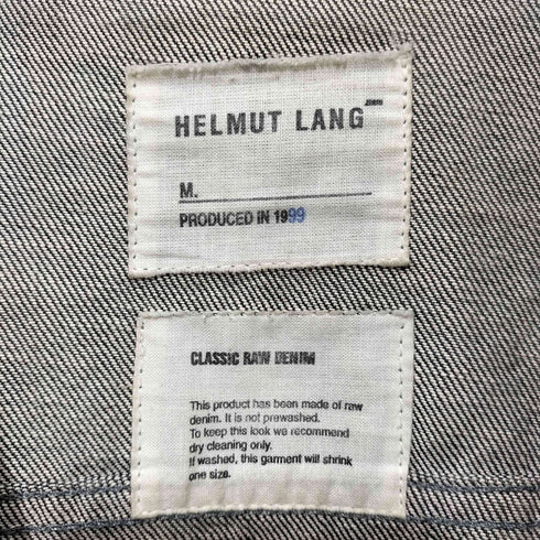 ヘルムートラング HELMUT LANG 1999年 Archive 本人期 デニムジャケット メンズ EUR:48
