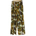 エリン ELIN Floral 2-tuck pants 花柄ワイドパンツ レディース EUR:36