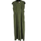 クラネ CLANE SQUARE SLEEVE ALL IN ONE モスグリーン レディース 1