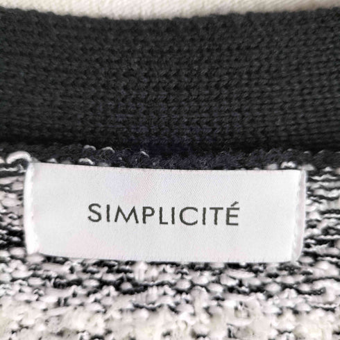 シンプリシテェ SIMPLICITE ツイードカーディガン レディース