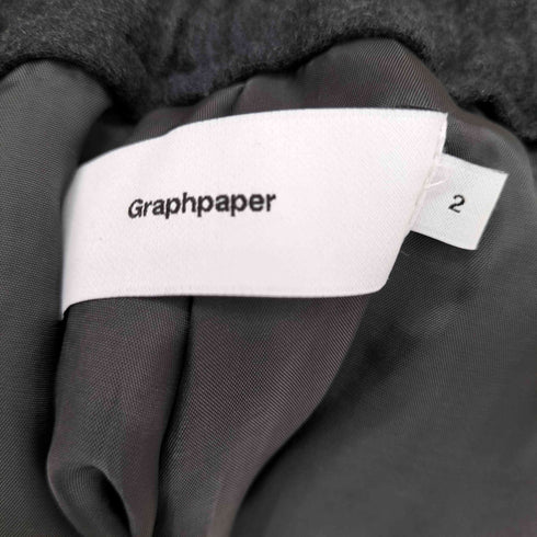 グラフペーパー Graphpaper 24AW Wool Smooth Flannel Easy Wide Pants メンズ JPN:2