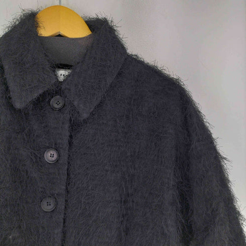 フレイアイディー FRAY I.D 24AW シャギーショート丈シャツジャケット レディース JPN:0