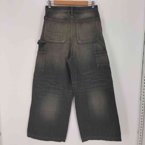 ディベロップメントインアスエイジ DEVINUSAGE WORK DENIM PANTS XXX1 BLACK メンズ JPN:S