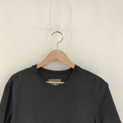 ヨウジヤマモトプールオム Yohji Yamamoto POUR HOMME 00SS アジアの不良期 クルーネックTシャツ 無地 袖裾シングル ピスネーム メンズ JPN:3