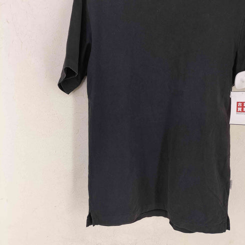 ヨウジヤマモトプールオム Yohji Yamamoto POUR HOMME 00SS アジアの不良期 クルーネックTシャツ 無地 袖裾シングル ピスネーム メンズ JPN:3
