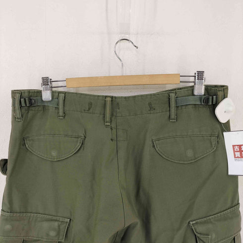 ユーエスアーミー U.S. ARMY 推定70s M-65 ミリタリーカーゴパンツ SERVAL ZIPPER メンズ