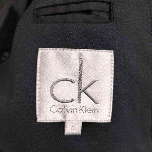 カルバンクライン CALVIN KLEIN 2Bヘリンボーン テーラードジャケット メンズ import:M