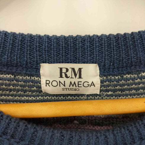 RON MEGA 3D マルチカラーニットセーター メンズ