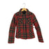 バーバリーブルーレーベル BURBERRY BLUE LABEL タータンチェック リバーシブル 中綿ジャケット レディース JPN:38