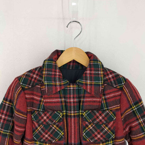 バーバリーブルーレーベル BURBERRY BLUE LABEL タータンチェック リバーシブル 中綿ジャケット レディース JPN:38