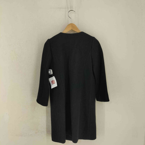 バーニーズニューヨーク BARNEYS NEWYORK ウール ノーカラーコート レディース JPN:36