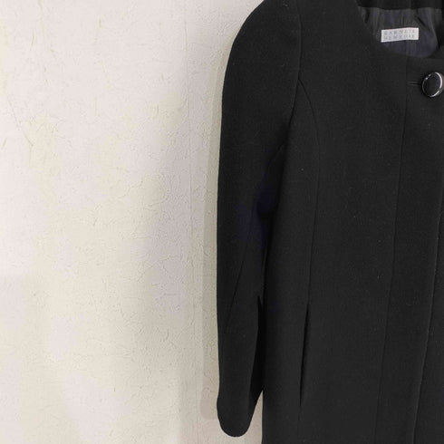 バーニーズニューヨーク BARNEYS NEWYORK ウール ノーカラーコート レディース JPN:36