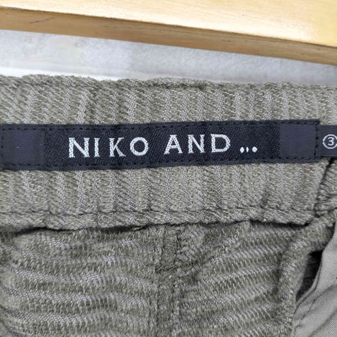 ニコアンド niko and... アクリルレーヨンイージーパンツ メンズ JPN:M