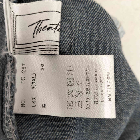 THEATER CODE バギーデニムパンツ street メンズ 3XL