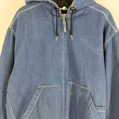 リバティオーバーオールズ LIBERTY OVERALLS 裏地キルティング デニムアクティブジャケット フーデッドジャケット メンズ import:XL