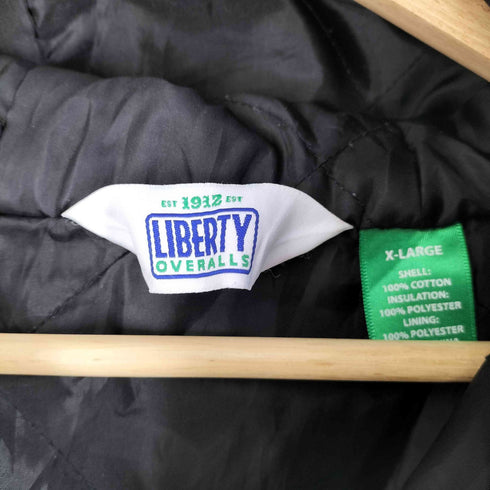リバティオーバーオールズ LIBERTY OVERALLS 裏地キルティング デニムアクティブジャケット フーデッドジャケット メンズ import:XL