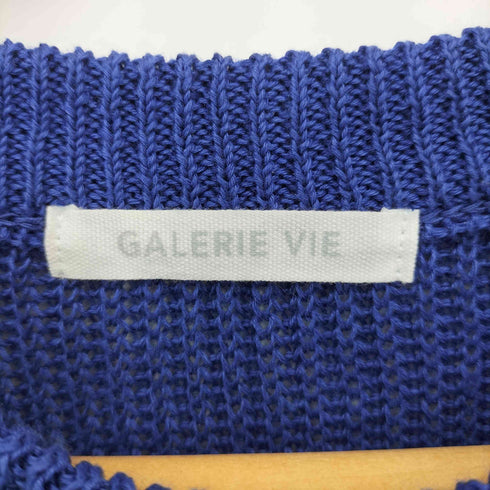 ギャルリーヴィー GALERIE VIE リネンフルカーディガン ノースリーブプルオーバー レディース FREE