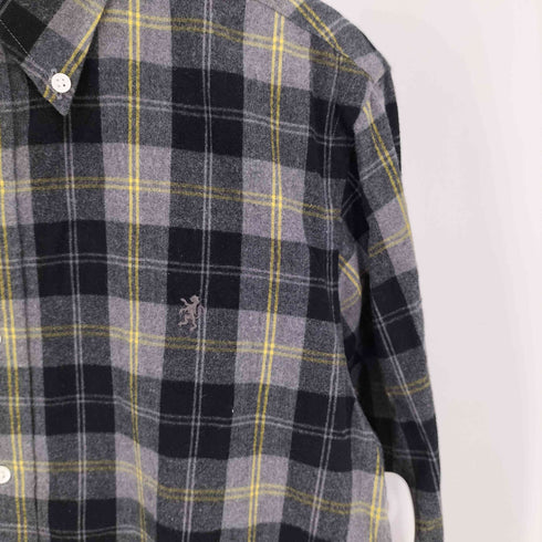 ジムフレックス GYMPHLEX 20AW L/S BD VIYELLA CHECK SHIRT ビエラ起毛 ボタンダウンチェックシャツ メンズ import:M