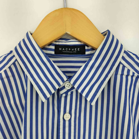 マカフィー MACPHEE コットンブロードワイドシャツ レディース JPN:36
