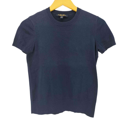 ブルックスブラザーズ BROOKS BROTHERS スーピマコットン クルーネック ショートスリーブセーター レディース import:XS