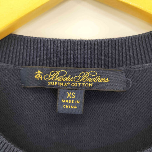 ブルックスブラザーズ BROOKS BROTHERS スーピマコットン クルーネック ショートスリーブセーター レディース import:XS