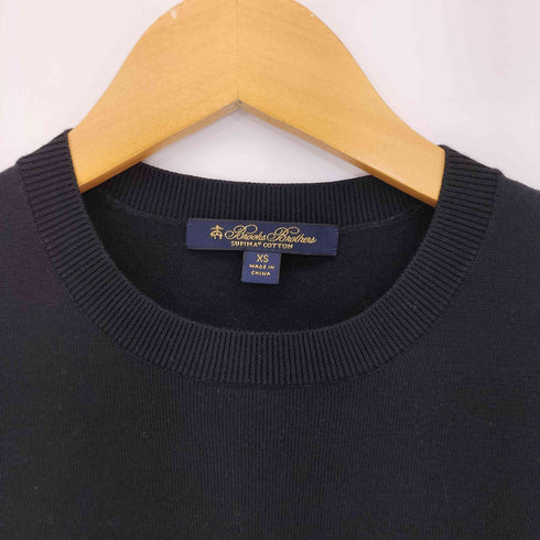 ブルックスブラザーズ BROOKS BROTHERS スーピマコットン クルーネック ショートスリーブセーター レディース import:XS