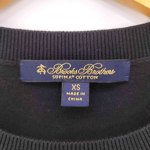 ブルックスブラザーズ BROOKS BROTHERS スーピマコットン クルーネック ショートスリーブセーター レディース import:XS