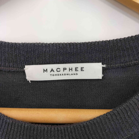 マカフィー MACPHEE プレーンリネン ハーフスリーブプルオーバー レディース JPN:S