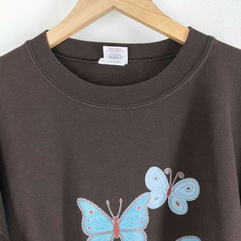 ギルダン GILDAN Heavy Blend フロントプリントスウェット 蝶々 メンズ import:XL