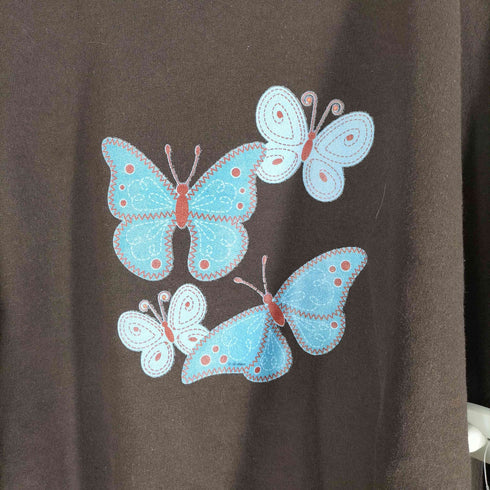 ギルダン GILDAN Heavy Blend フロントプリントスウェット 蝶々 メンズ import:XL