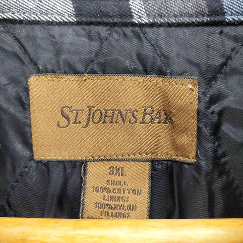 セントジョンズベイ STJOHNS BAY 00s チェック柄シャツジャケット メンズ 3XL