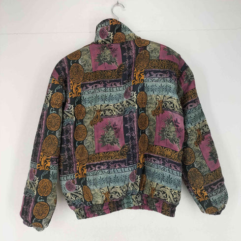 STUNT SPORTS シルク100 マルチカラーブルゾンジャケット メンズ JPN:M