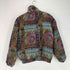 STUNT SPORTS シルク100 マルチカラーブルゾンジャケット メンズ JPN:M