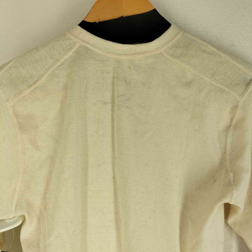 ユーエスアーミー U.S. ARMY ヘンリーネックTシャツ アンダーシャツ 猫目ボタン ステンシル メンズ MEDIUM