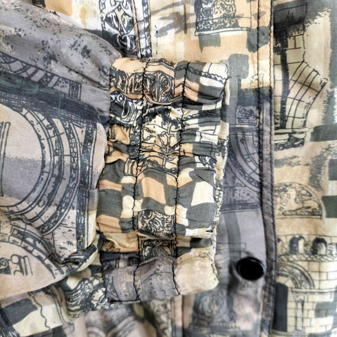 DETAILS SPORTSWEAR シルク100 総柄ブルゾンジャケット メンズ 2X