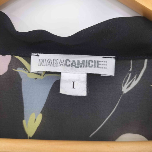 ナラカミーチェ NARACAMICIE シフォンフラワーボウタイブラウス レディース JPN:1