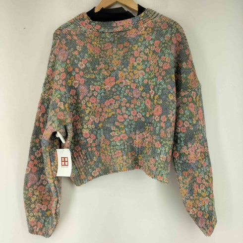 ザラ ZARA フラワーカーディガン レディース S