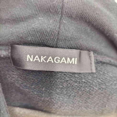 NAKAGAMI 変形ジップ 2wayデザインパーカー メンズ JPN:1