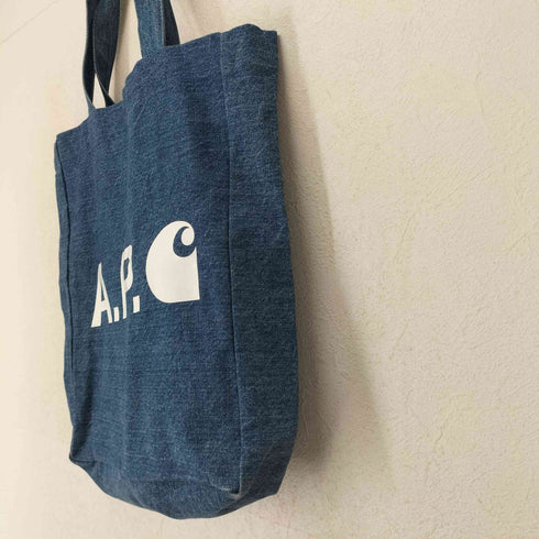 カーハートワークインプログレス Carhartt WIP デニムトートバッグ メンズ