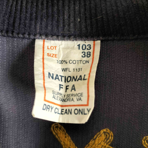 NATIONAL FFA ファーマーズジャケット TEXAS ワッペン チェーンステッチ メンズ US:38