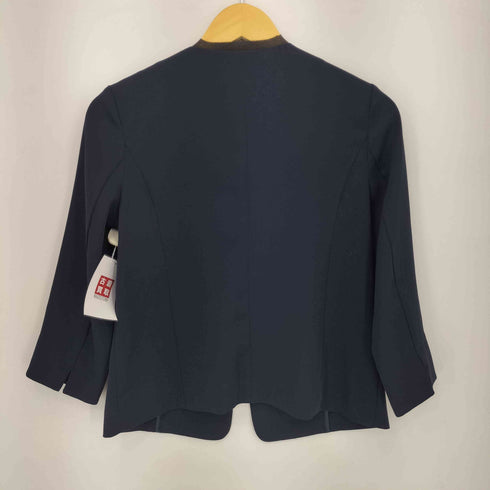 ナチュラルビューティーベーシック NATURAL BEAUTY BASIC ポリエステルドビー SETUPシリーズ ノーカラージャケット レディース JPN:S