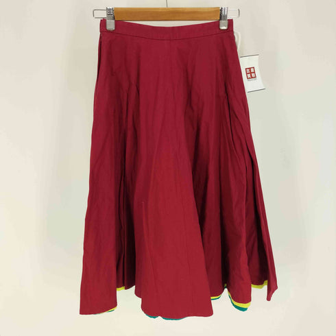 ローブドシャンブルコムデギャルソン robe de chambre COMME des GARCONS 90S AD1998 マルチカラー レイヤード フレア スカート レディース JPN:M