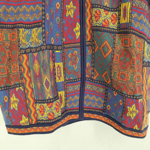 シュプリーム Supreme 20SS Patchwork Knit Zip Up Polo メンズ import:L
