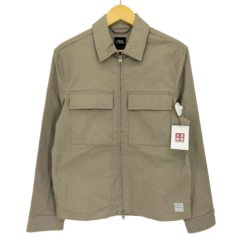 ザラ ZARA ポケット シャツジャケット メンズ import:S
