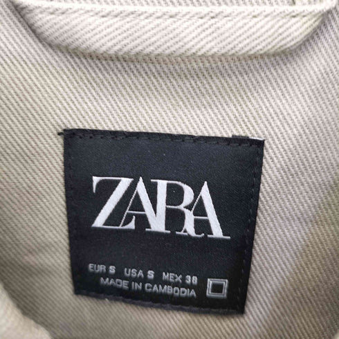 ザラ ZARA ポケット シャツジャケット メンズ import:S